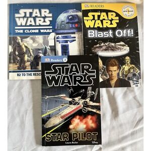 Star Wars Level 3 and Level 1 DK Readers Book Lot of 3